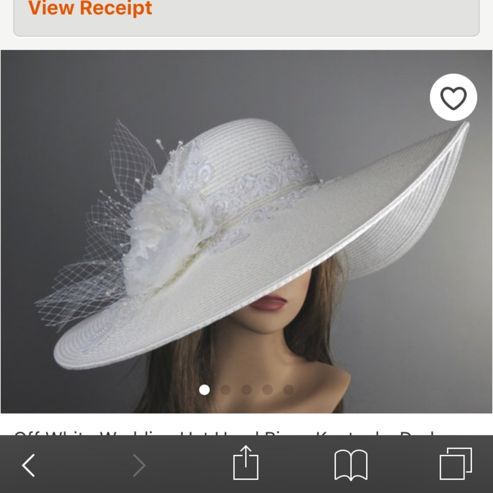 White Fascinator Hat